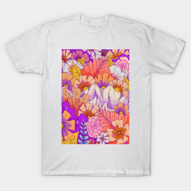 Purple spring lands T-Shirt by Swadeillustrations